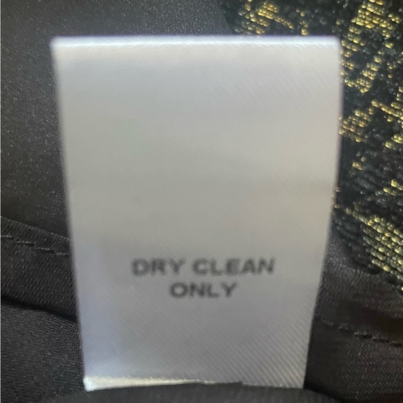 Julien Paris size 2 metallic gold black sleeveless dress - Picture 11 of 12